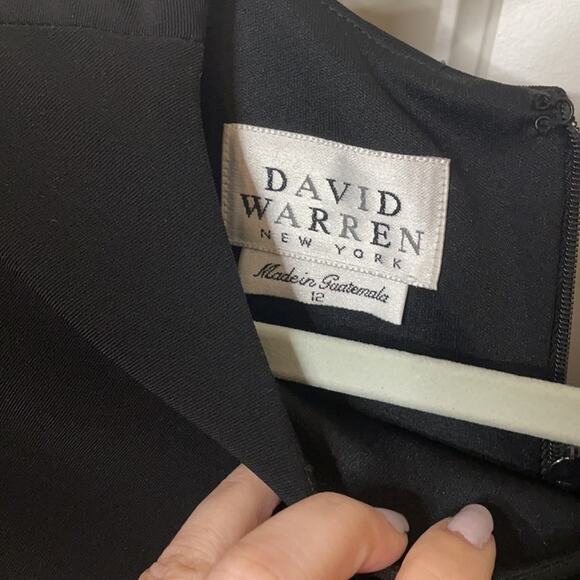David Warren New York little black dress size 12 - Picture 5 of 7